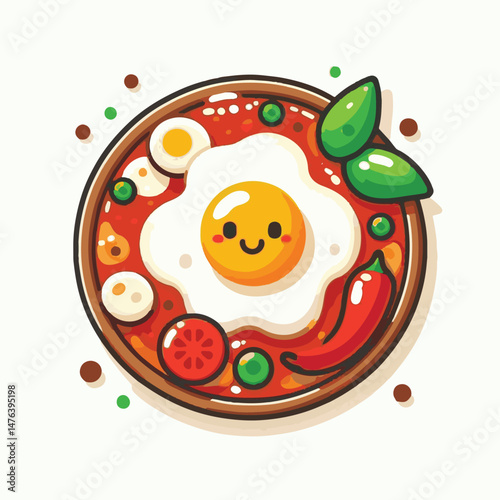 shakshuka, food, breakfast, cuisine, meal, pan, fried, tasty, tomato, egg, dish, traditional, cooked, lunch, delicious, morning, homemade, poached, vegetable, healthy, shakshouka, sauce, yolk, onion, 