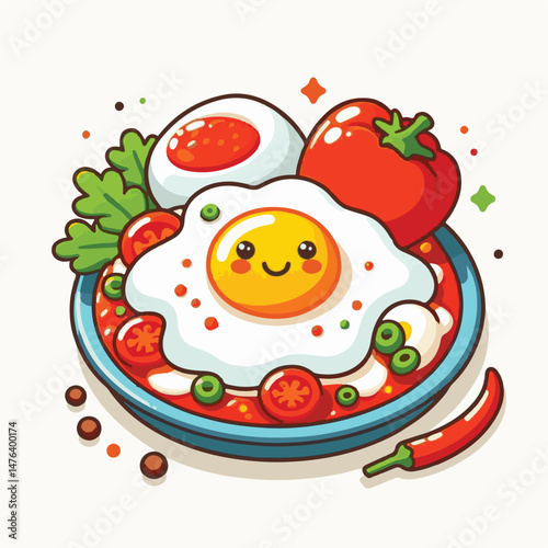 shakshuka, food, breakfast, cuisine, meal, pan, fried, tasty, tomato, egg, dish, traditional, cooked, lunch, delicious, morning, homemade, poached, vegetable, healthy, shakshouka, sauce, yolk, onion, 
