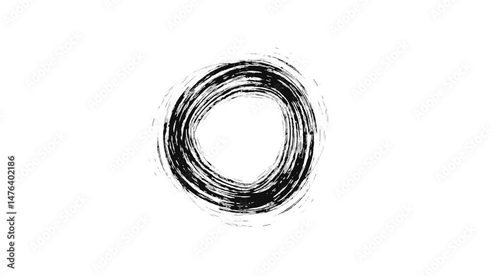 Paintbrush Stroke Animation on White Background Paintbrush Stroke Animation on White Background
