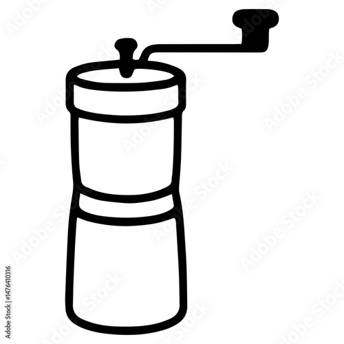 Manual Coffee Grinder Icon