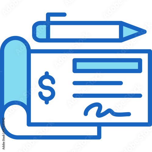 Bank Check Icon