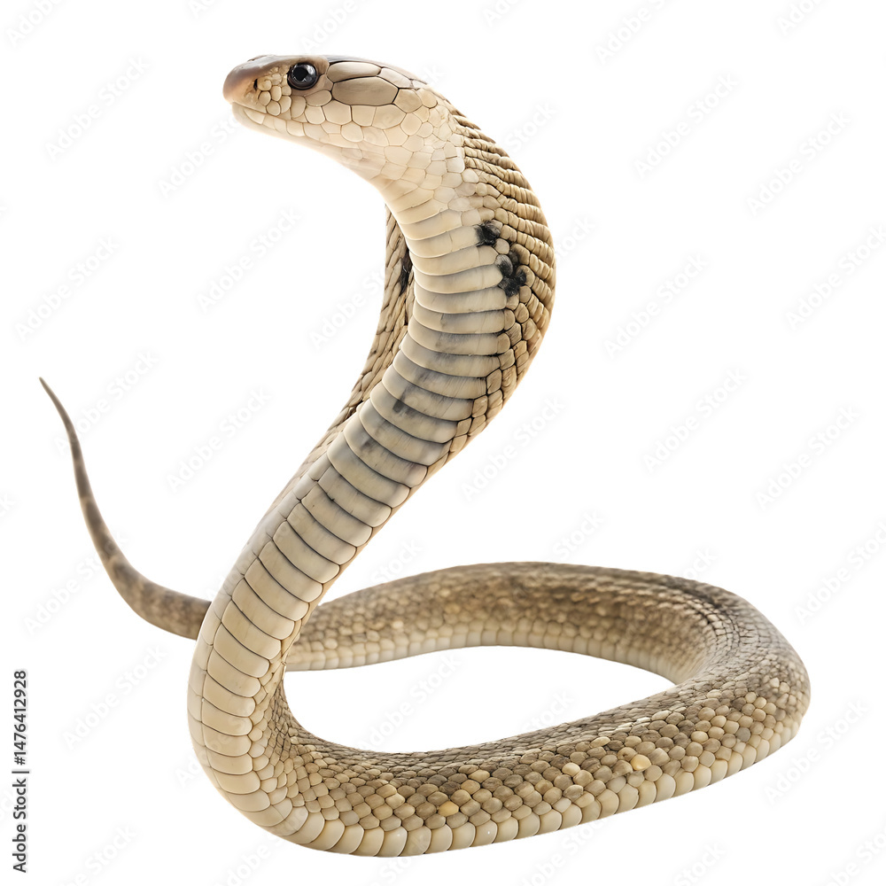 Fototapeta premium Large snake with a long body and a black head. Graphic, vector, illustration, art, icon, design, clipart, cartoon, sketch, watercolor, mockup, abstract, digital, stock, images, AI