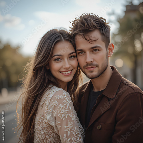 Portrait of girfriendl and boyfriend