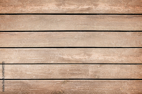 Wallpaper Mural wooden background made of light brown planks Torontodigital.ca