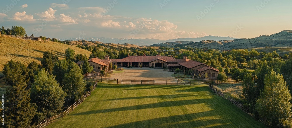 Obraz premium Luxurious Equestrian Estate