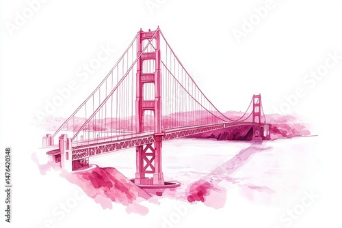 Iconic Pink Bridge