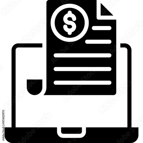 Online Invoice Icon