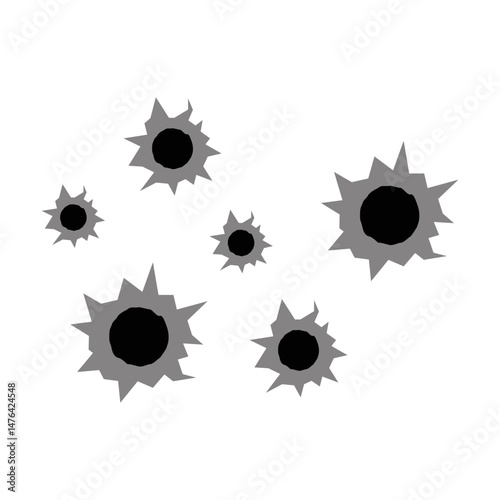 Bullet Hole Vector