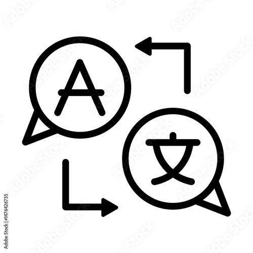Language Translation Icon
