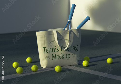 Tennis Bag Mockup