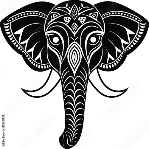elephant tattoo design photo