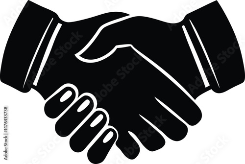 handshake vector illustration