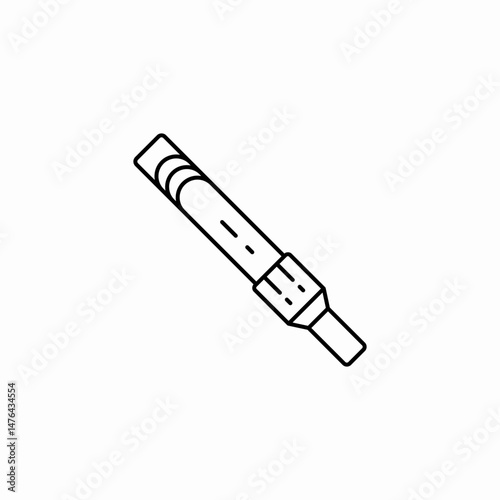 vape pen icon sign vector