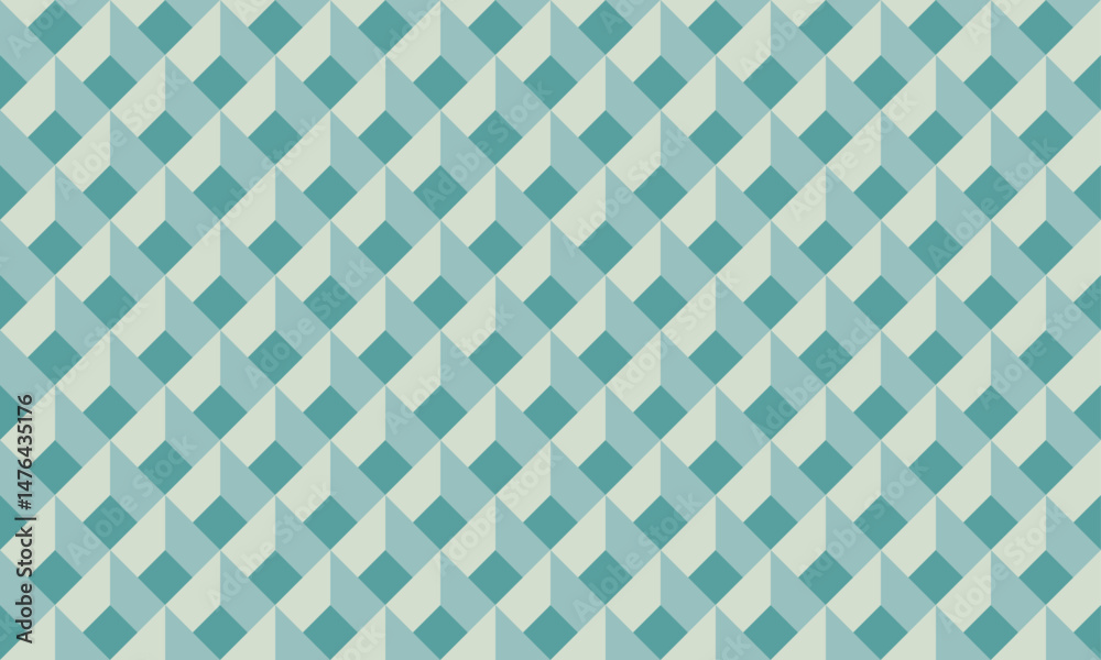 Fototapeta premium Optical Illusion Geometric Pattern – Seamless Vector Design for wrapping paper, textile prints, stationery, and digital backgrounds.