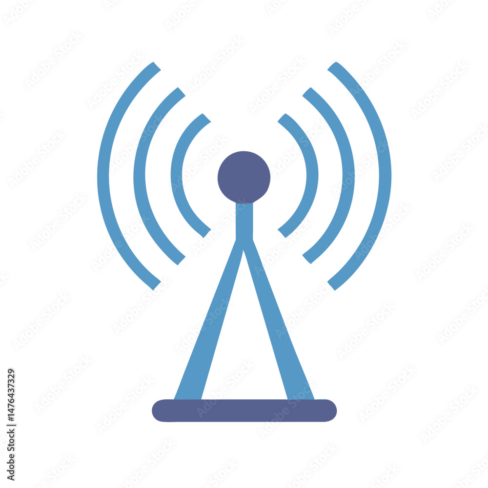 Antenna Design and Functionality Icon Antenna Design and Functionality Icon