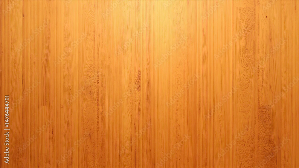 Fototapeta premium Warm and rustic wooden flooring background with vertical grain and natural texture