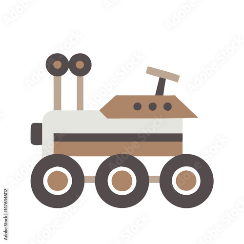  Mars Rover Exploration Technology Icon