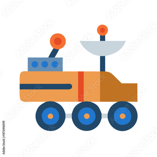  Futuristic Mars Rover Technology Illustration