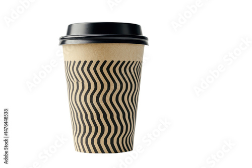 Wallpaper Mural Paper coffee cup with kraft brown sleeve perfect for serving takeaway lattes cappuccinos and brewed coffee Torontodigital.ca