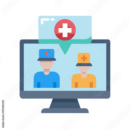  Virtual Clinic Icon for Innovative Health Solutions