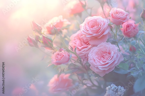 Greeting Card Featuring Stunning Bouquet of Flowers