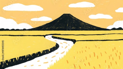 mountain road in the mountains