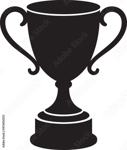 trophy cups silhouette