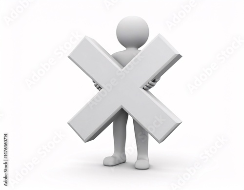 3d humen showing thumbs up with plus sign