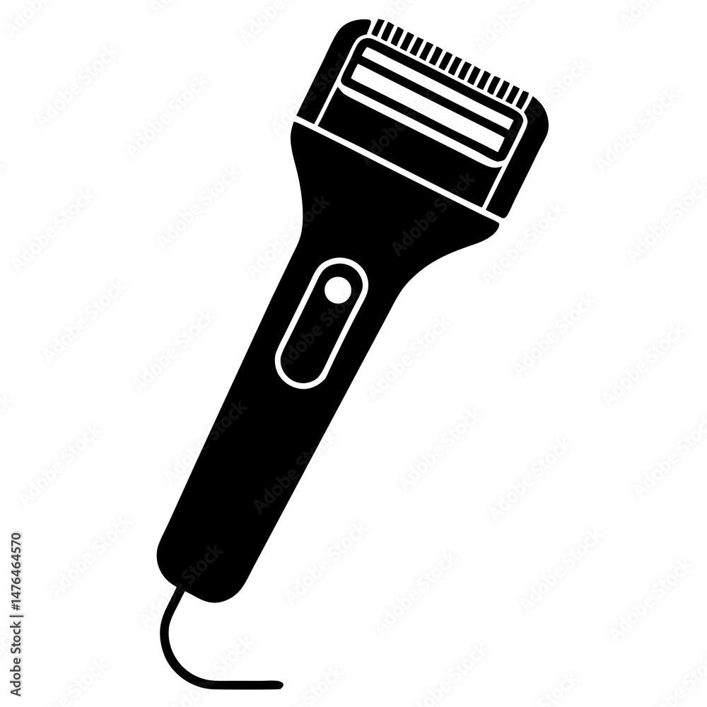 Obraz premium electric shaver isolated on white background