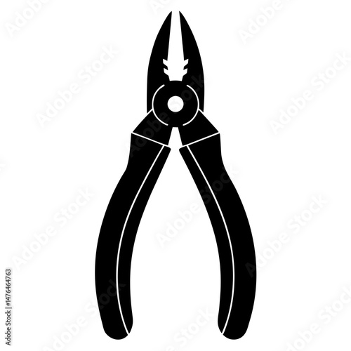 pliers isolated on white background