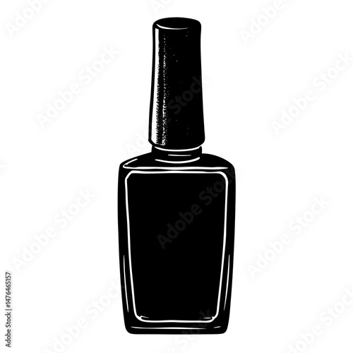nail polish isolated on white