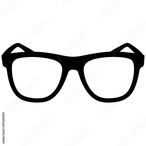 glasses isolated on white background