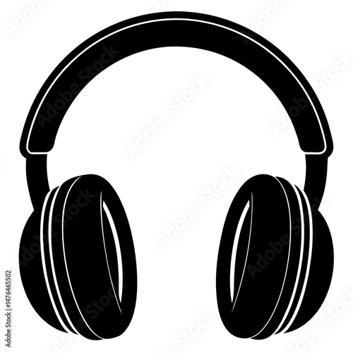 headphones isolated on white background