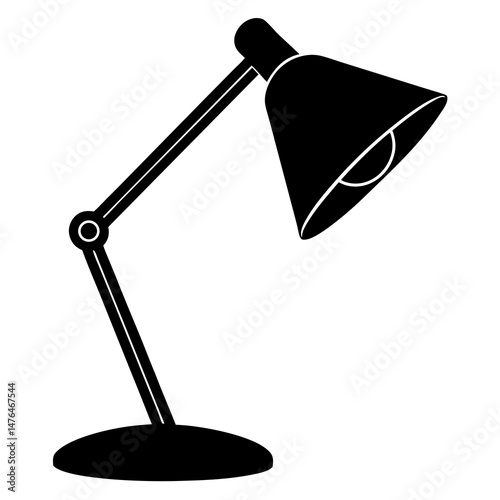 table lamp isolated on white
