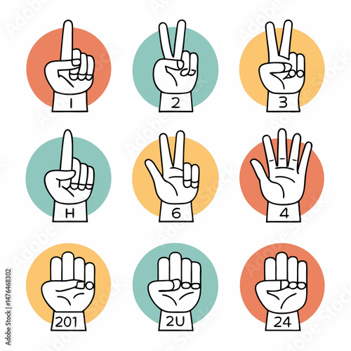 Create a bold, vector icon depicting a hand gesture;  'S' sign language, emphasizing strong, clean lines and a thick stroke weight.  High resolution, scalable.