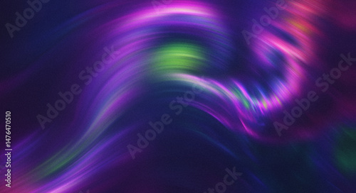 Abstract Purple and Green Swirling Nebula Cosmic Background Design art dark space stars light night 