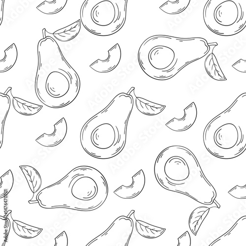 Monochrome cute pattern. Pattern for textiles in hand draw style