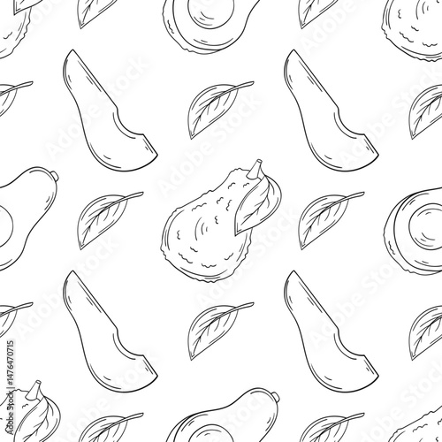 Monochrome cute pattern. Pattern for textiles in hand draw style