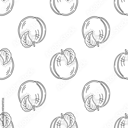 Monochrome cute pattern. Pattern for textiles in hand draw style