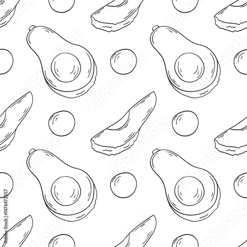 Monochrome cute pattern. Pattern for textiles in hand draw style
