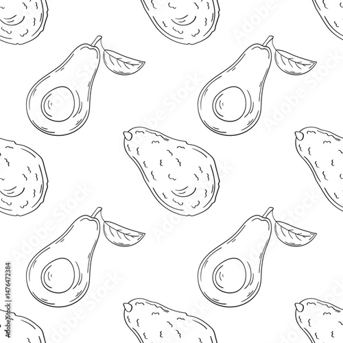 Monochrome cute pattern. Pattern for textiles in hand draw style