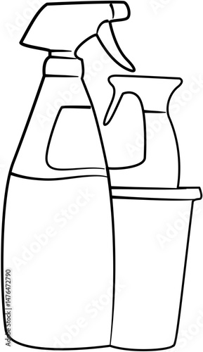 spring cleaning checklist coloring page