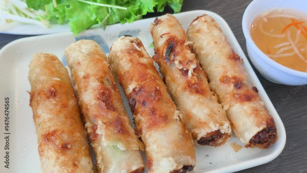 Deep Fried Vietnamese Spring Rolls Deep Fried Vietnamese Spring Rolls