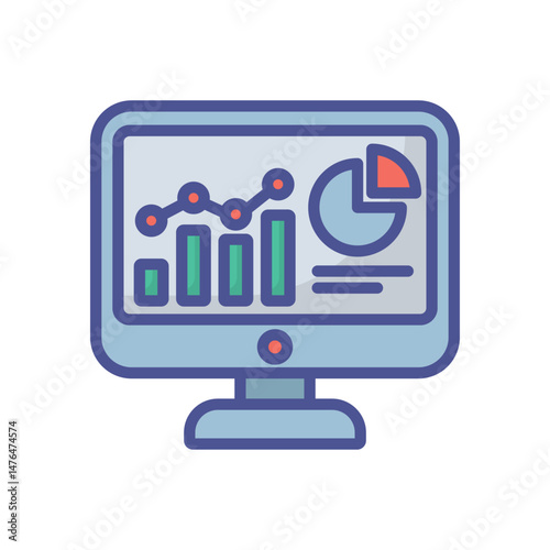 Dashboard Vector icon which can easily modify or edit