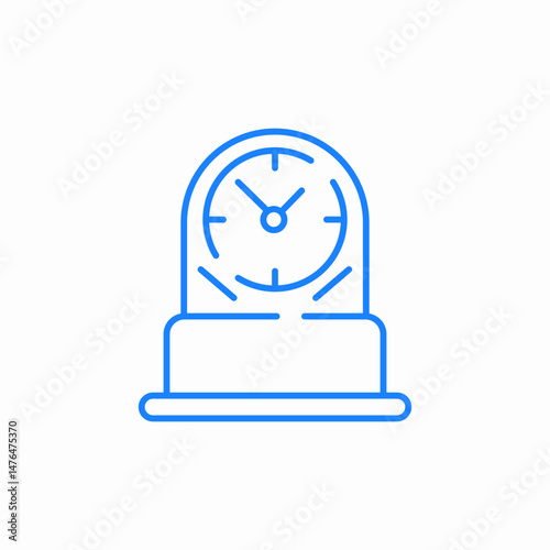 clock alarm alert icon sign vector