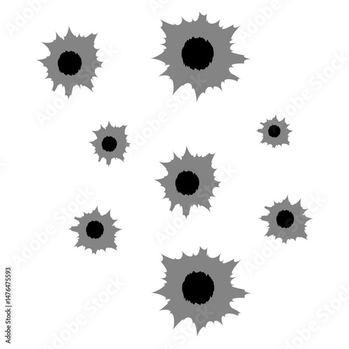 Bullet Hole Vector