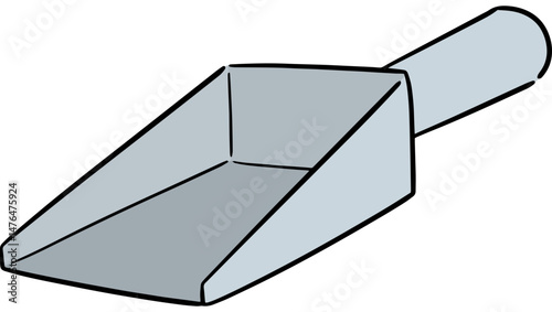 Illustration of scoop
