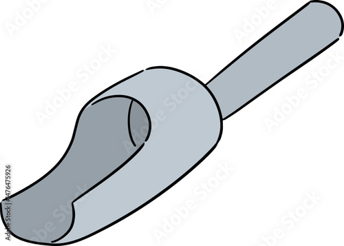 Illustration of scoop
