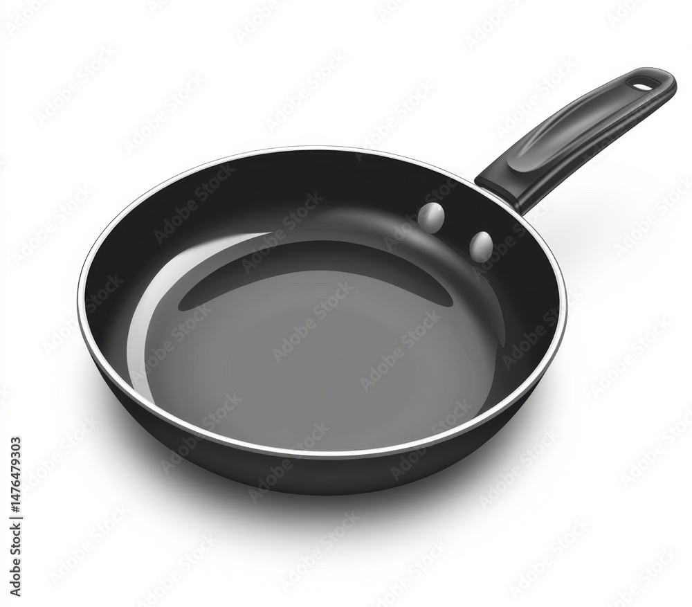 Empty Round Frying Pan Empty Round Frying Pan