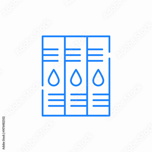 gym locker room locker icon sign vector